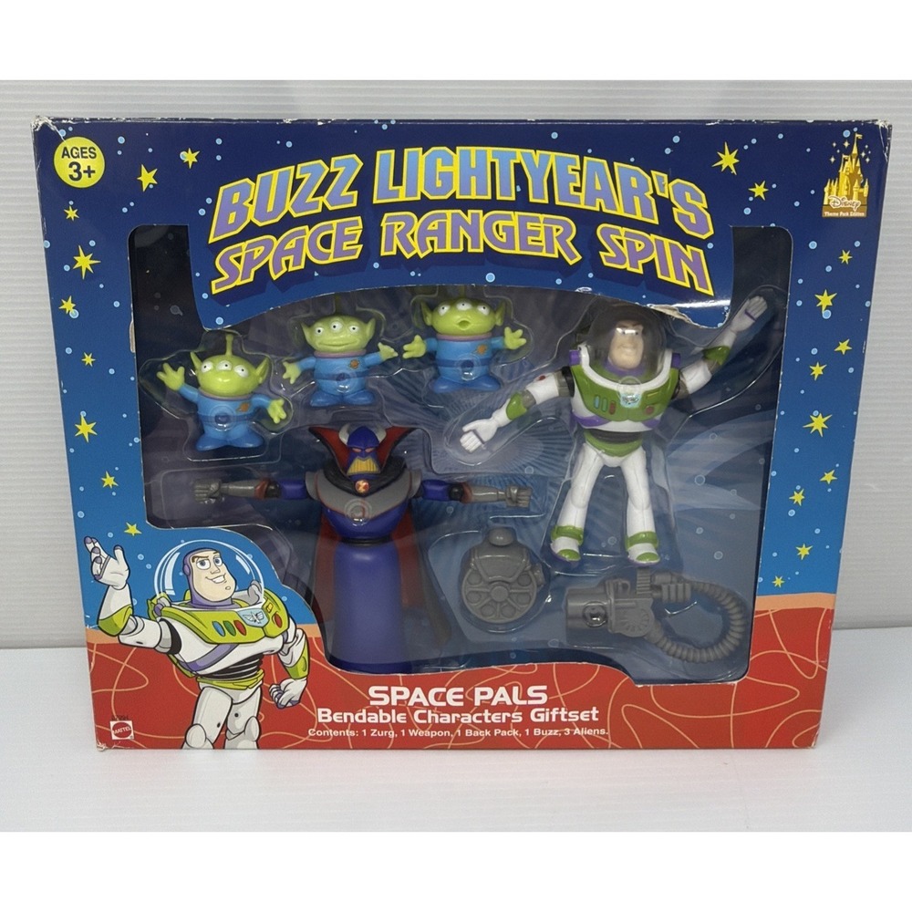 "Toy Story 2" Space Pals Bendable Characters Giftset Disney Theme Park Edition